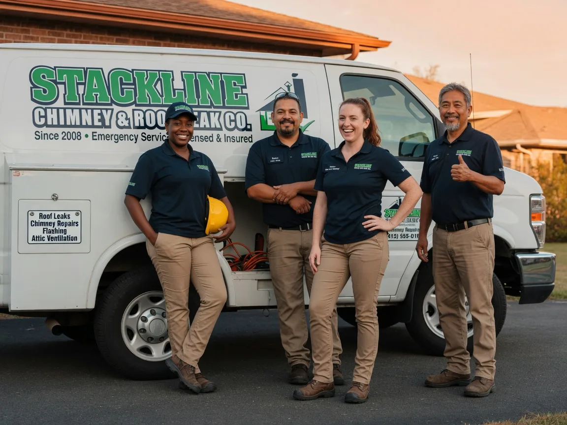 Chimney flashing repair company in Waterford, OH